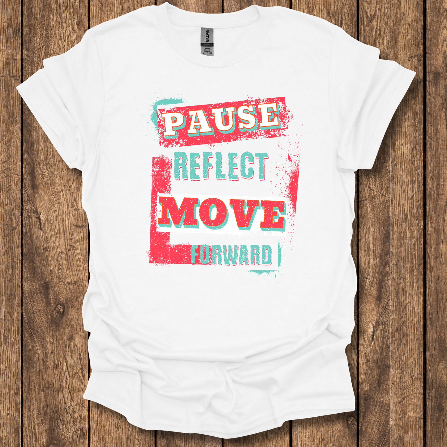 Pause Reflect Move Forward Softstyle T-Shirt