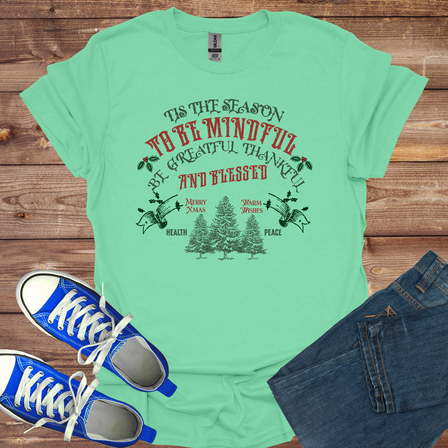 Tis the Season to Be Mindful Softstyle T-Shirt
