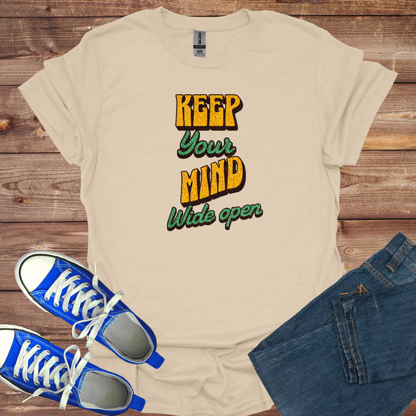 KEEP Your MIND Wide Open Softstyle T-Shirt