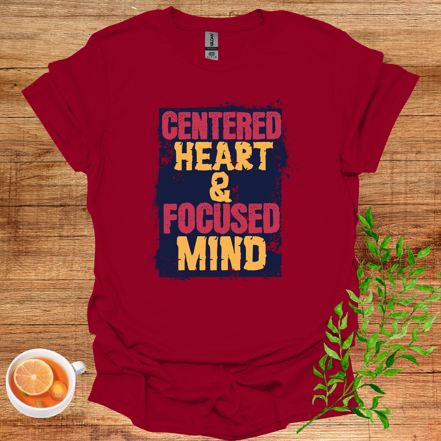 Centered Heart & Focused Mind Softstyle T-Shirt