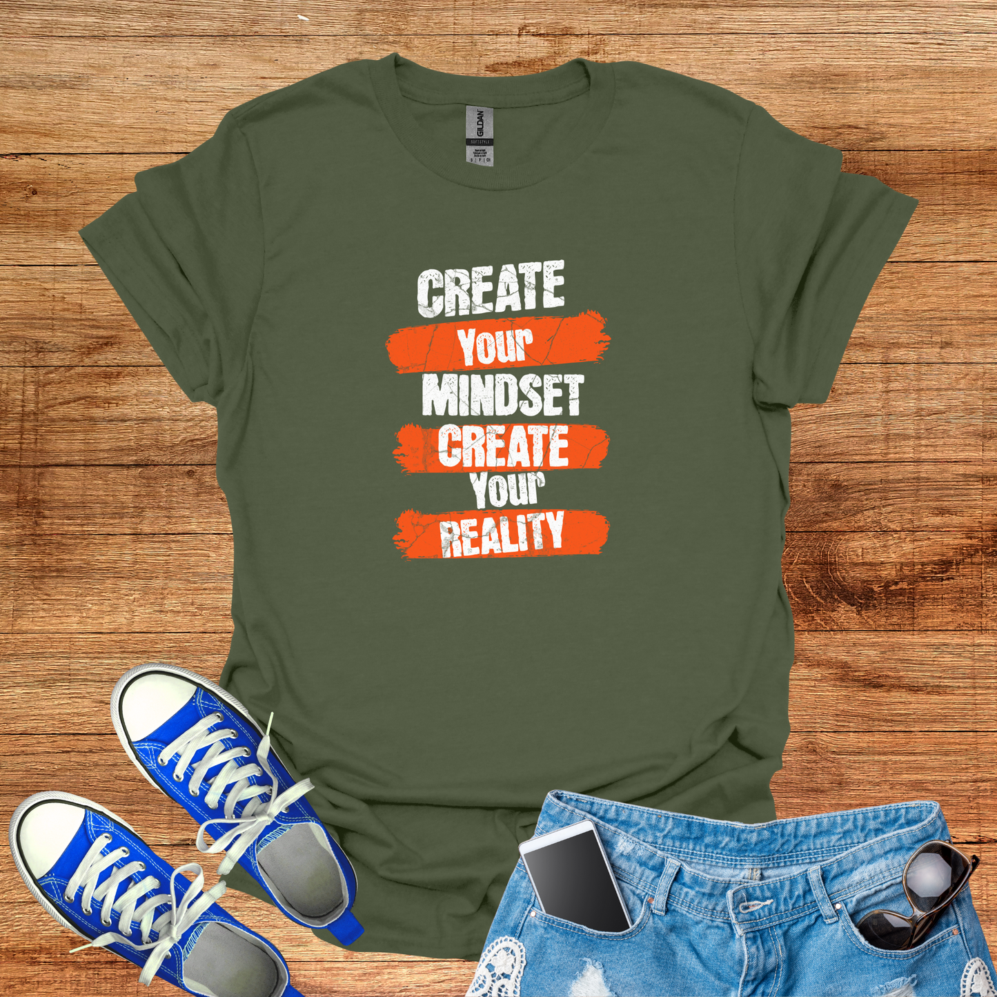 Create Your Mindset, Create Your Reality Softstyle T-Shirt