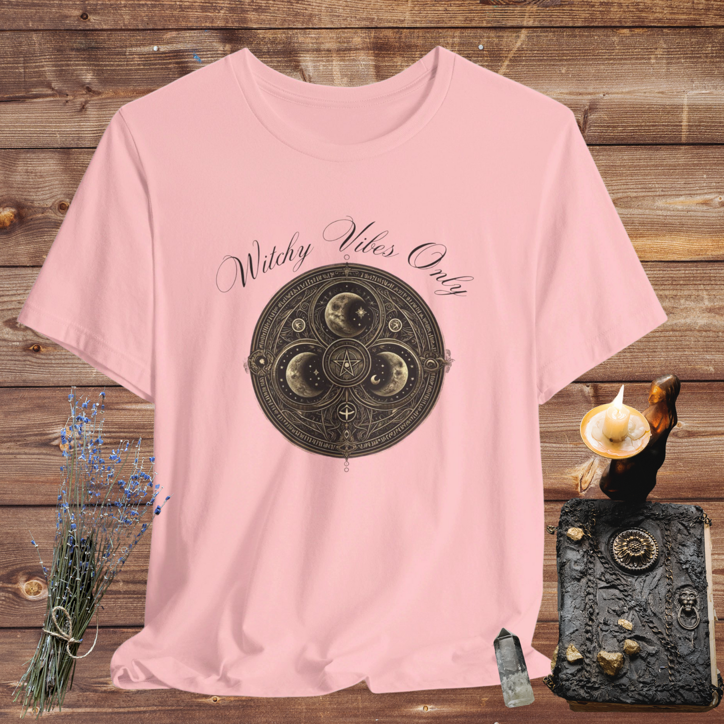 Witchy Vibes Only, Jersey Short Sleeve Tee