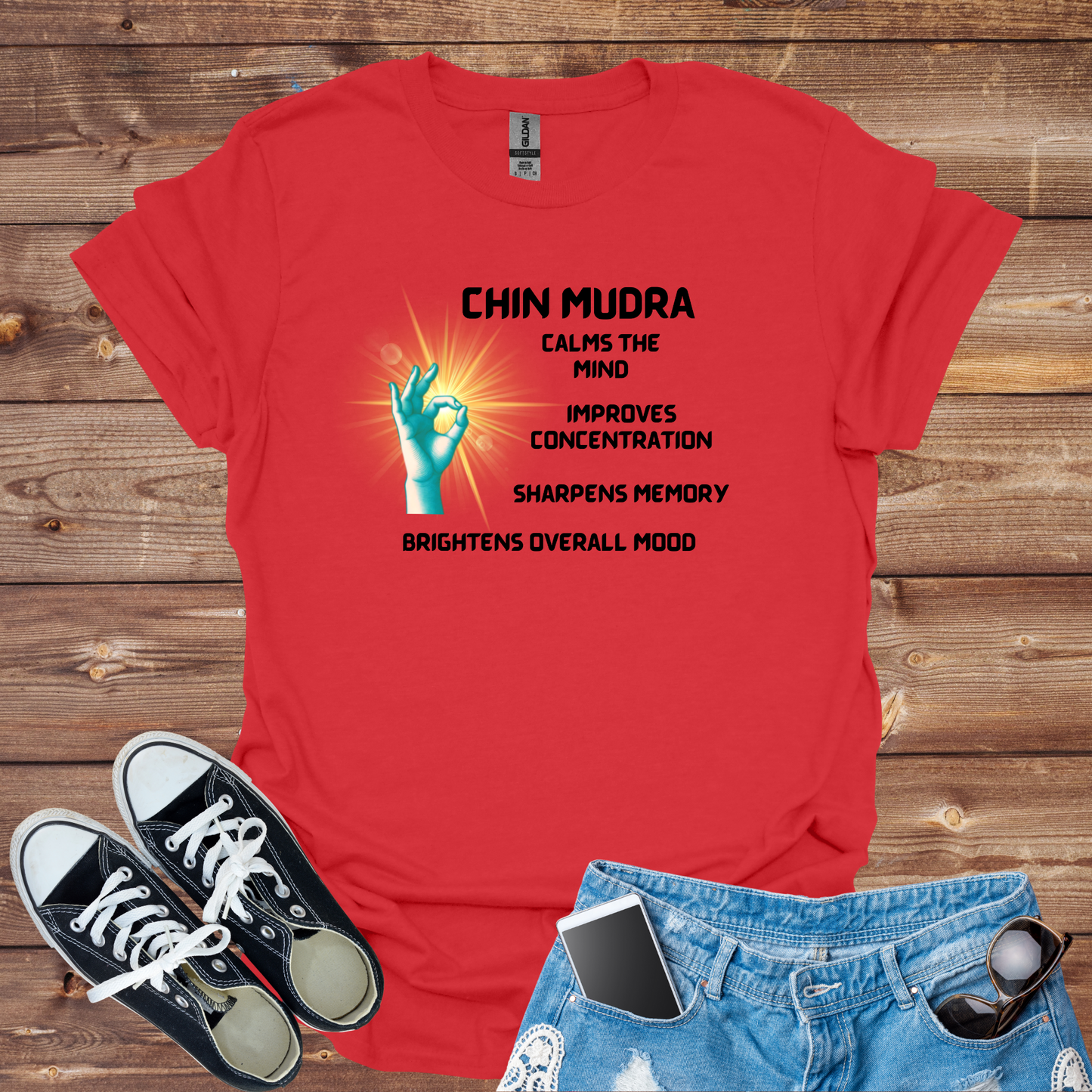 Chin Mudra Softstyle T-Shirt