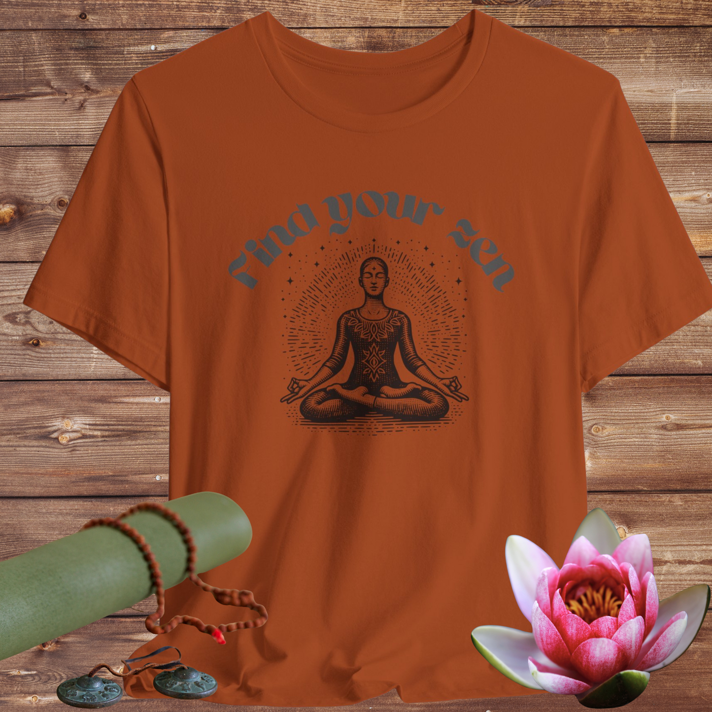 Find Your Zen, Jersey Short Sleeve Tee