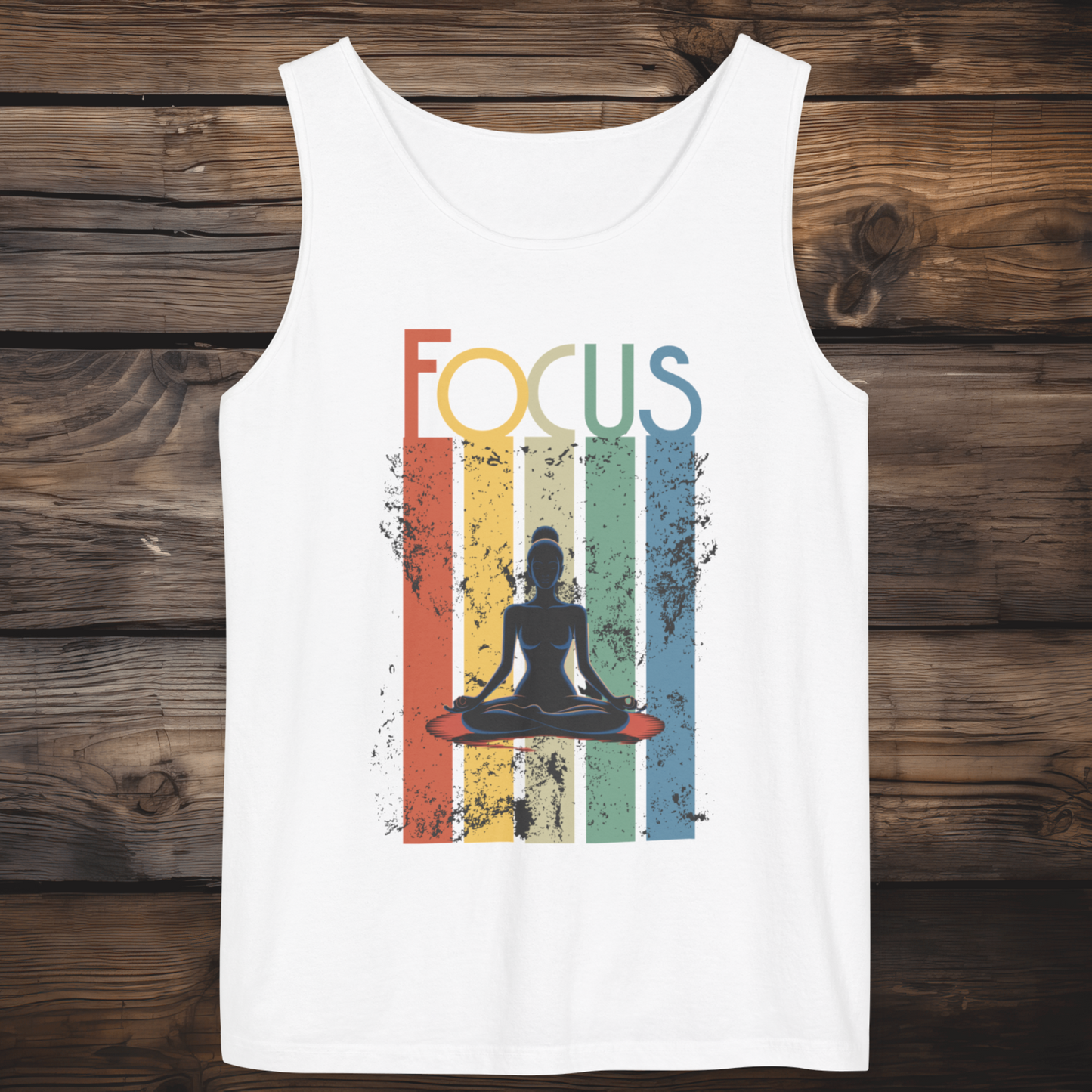FOCUS – Mindful Meditation Tank Top Unisex Garment-Dyed Tank Top