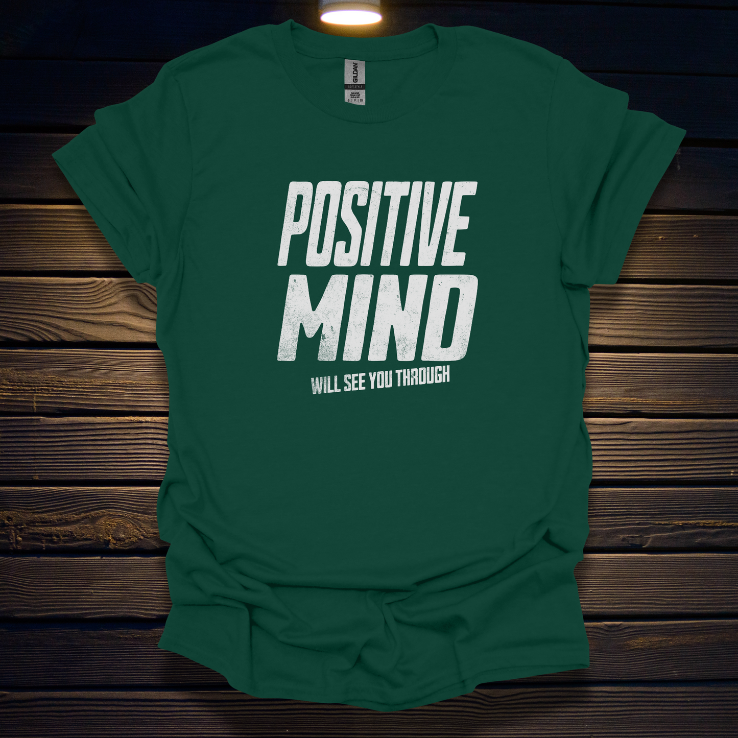 POSITIVE MIND WILL SEE YOU THROUGH  Softstyle T-Shirt