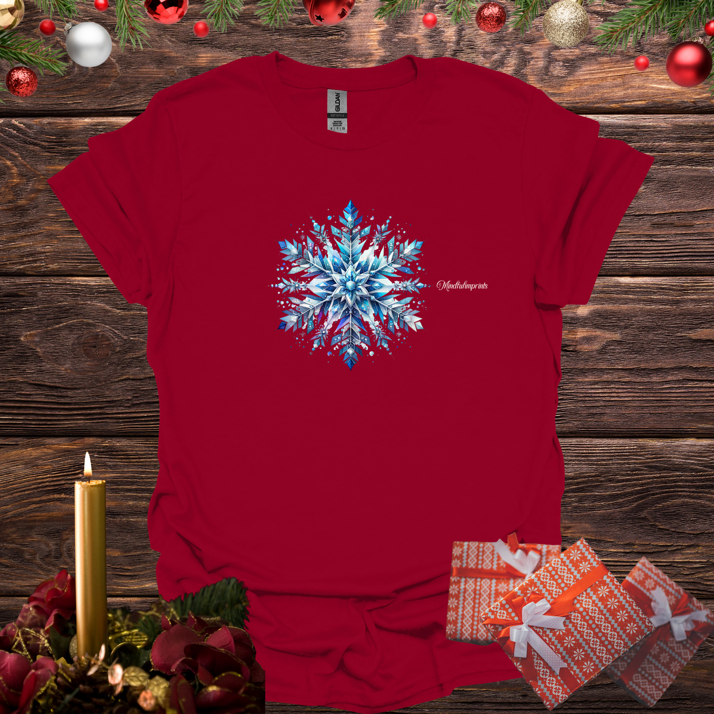 Snowflake Mandala Softstyle T-Shirt