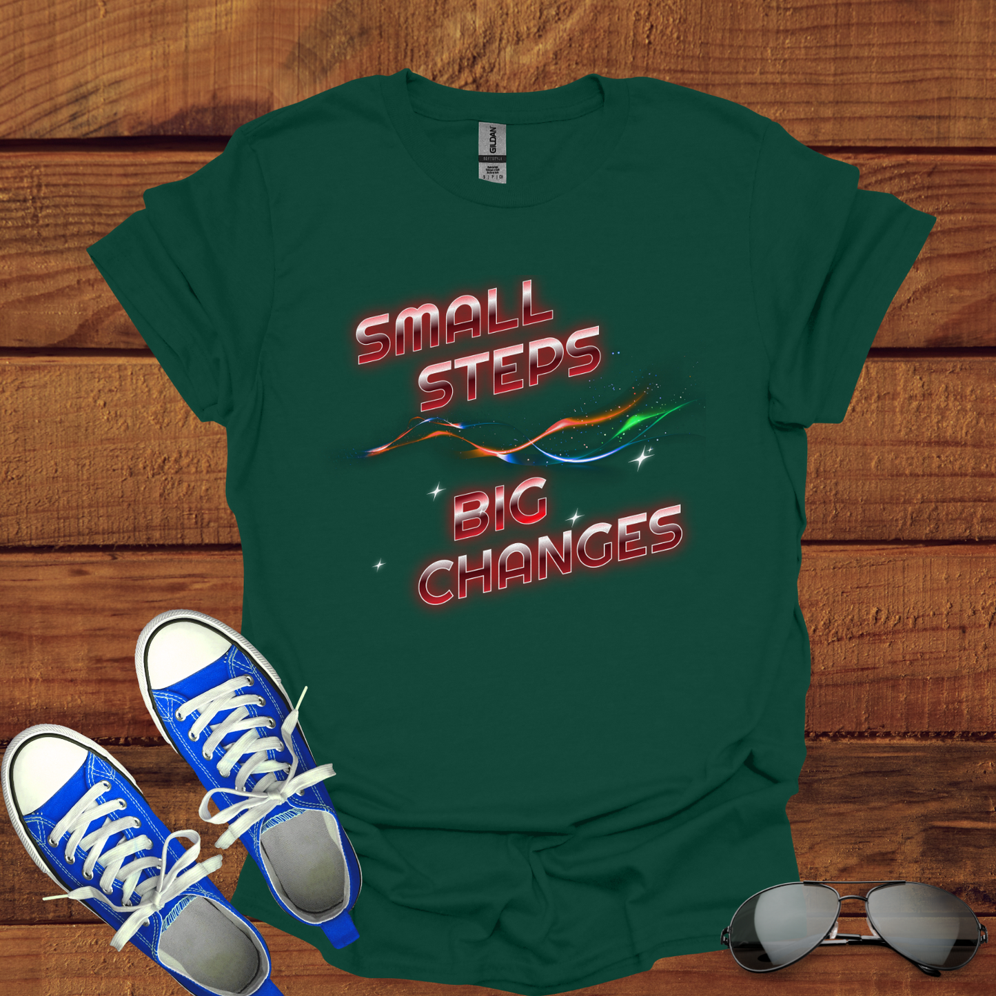 Small Steps, Big Changes Softstyle T-Shirt