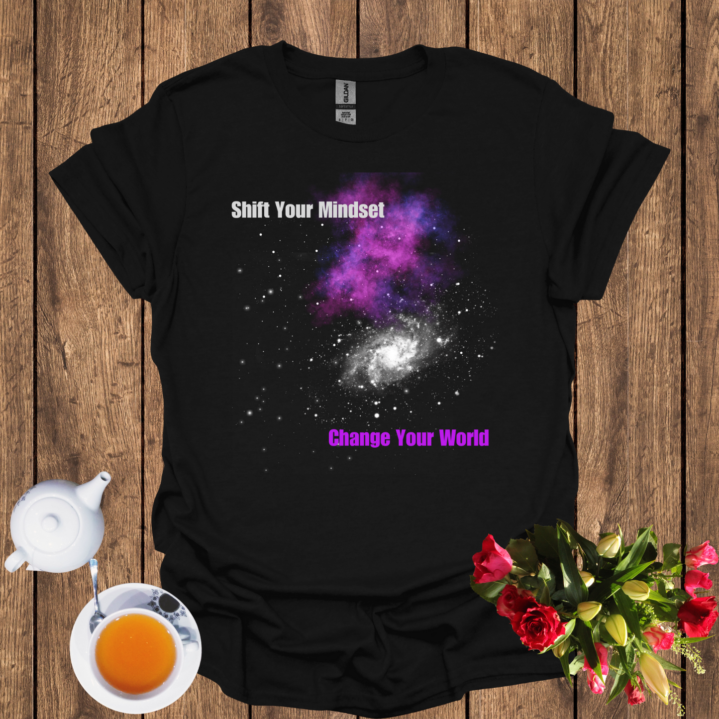 Shift Your Mindset, Change Your World Softstyle T-Shirt