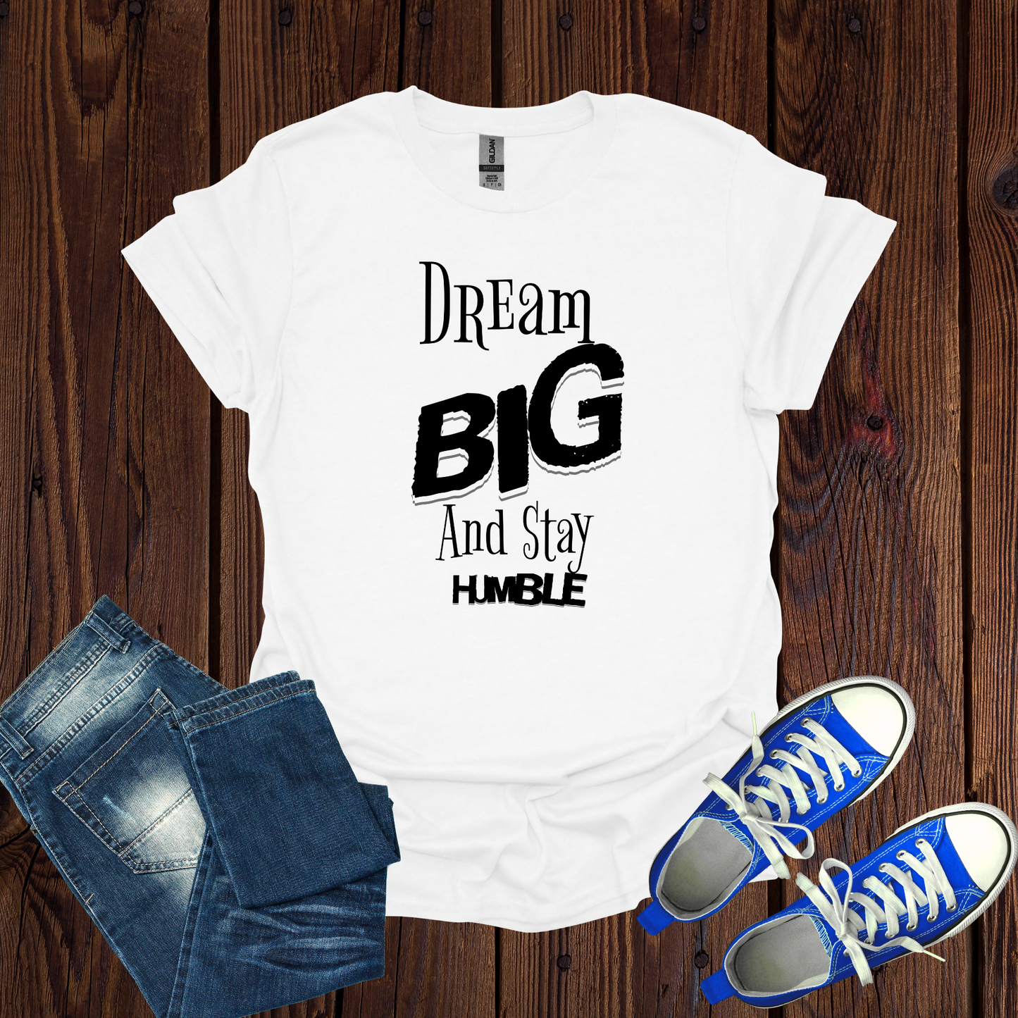 Dream Big and Stay Humble Softstyle T-Shirt