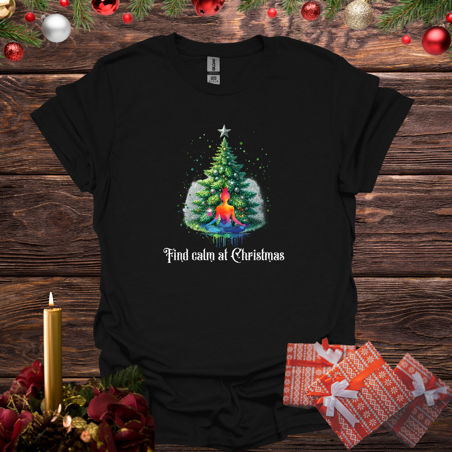 Find Calm at Christmas Softstyle T-Shirt