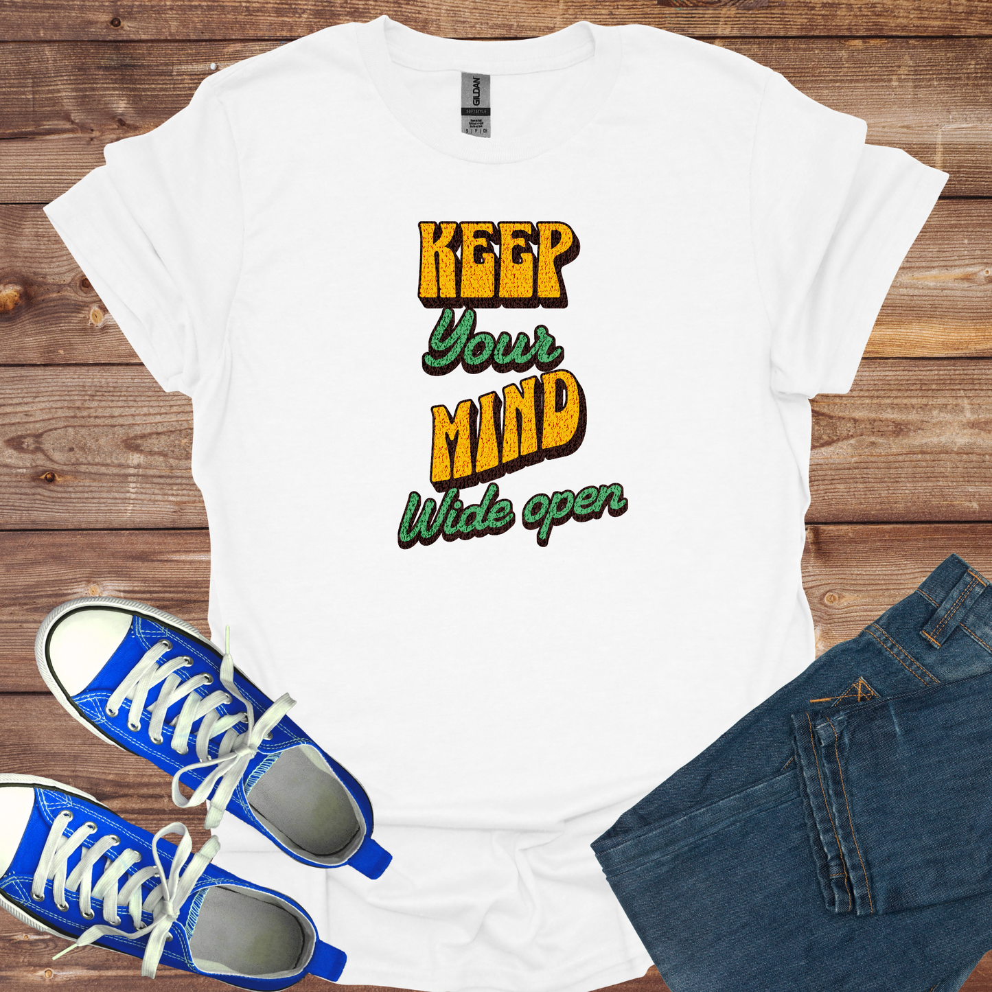 KEEP Your MIND Wide Open Softstyle T-Shirt