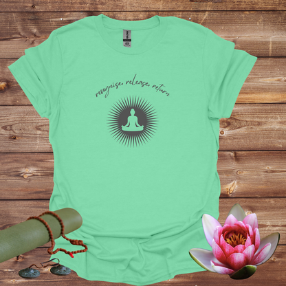 Recognise, Release, Return Unisex Softstyle T-Shirt