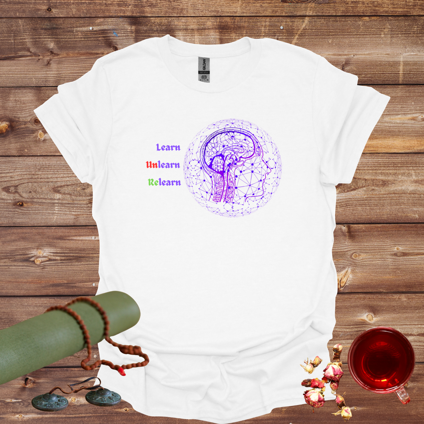 Learn, Unlearn, Relearn Unisex Softstyle T-Shirt