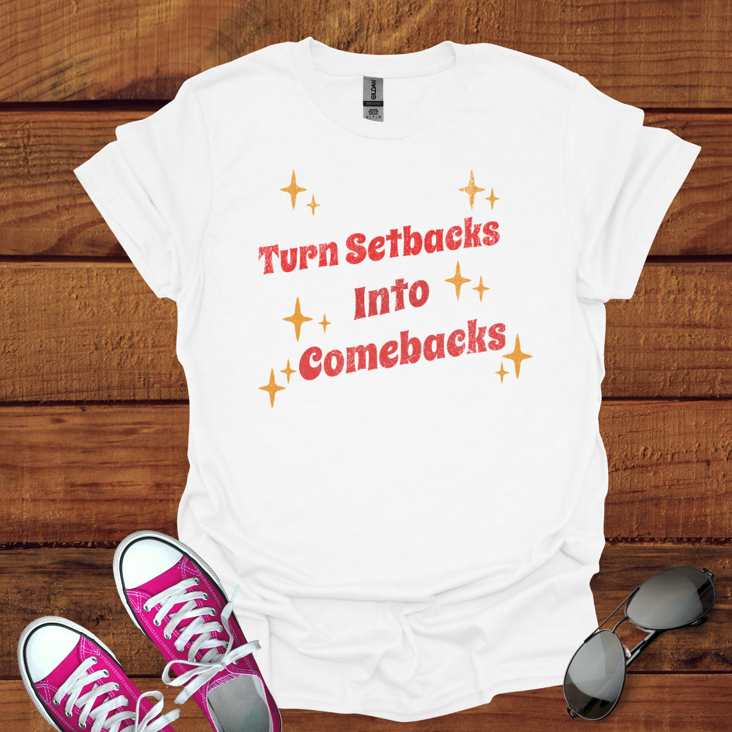 Turn Setbacks Into Comebacks Softstyle T-Shirt