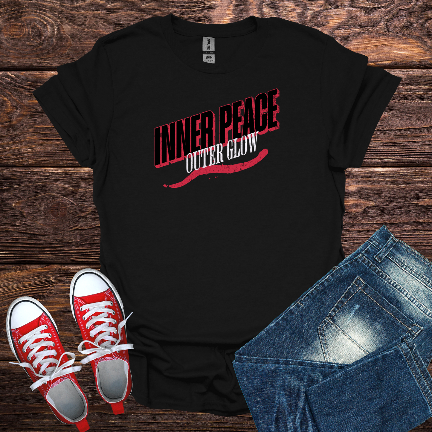 Inner Peace, Outer Glow Softstyle T-Shirt