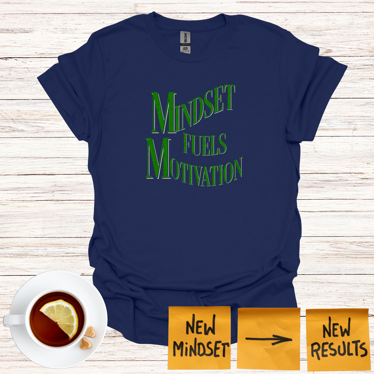 Mindset Fuels Motivation Softstyle T-Shirt