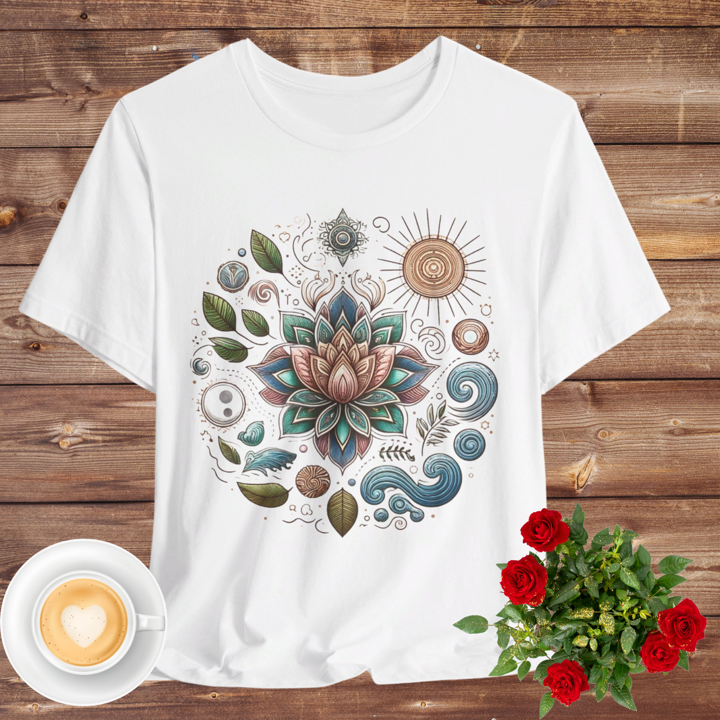 Holistic Harmony, Unisex Jersey Short Sleeve Tee