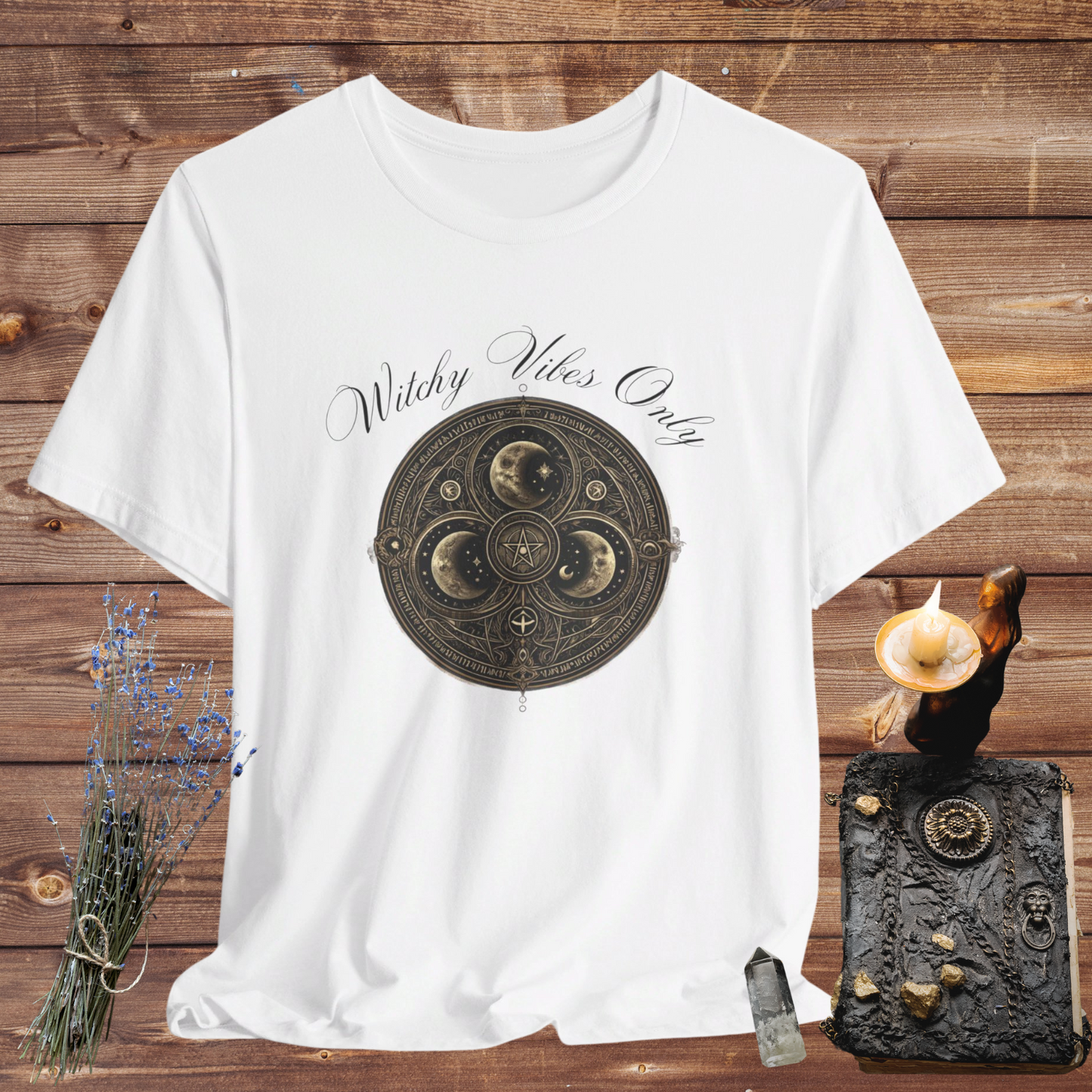 Witchy Vibes Only, Jersey Short Sleeve Tee