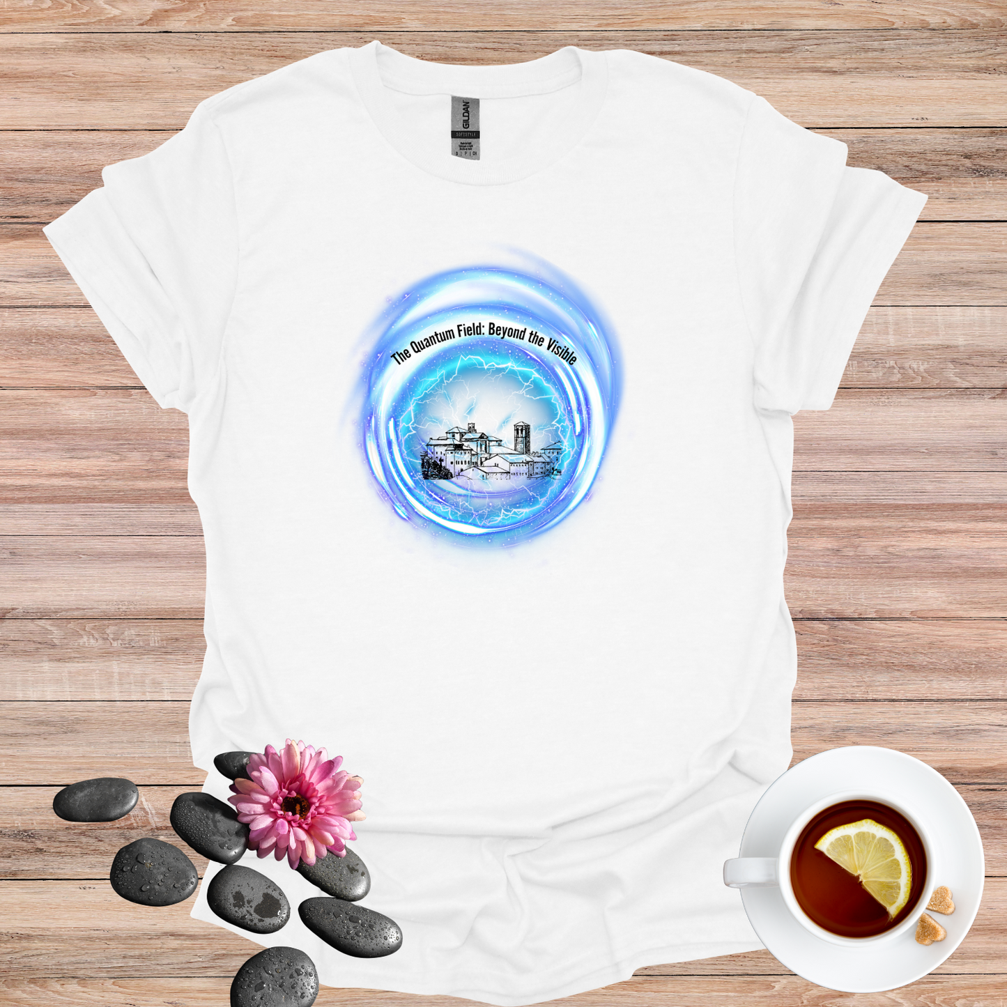 The Quantum Field: Beyond the Visible Softstyle T-Shirt