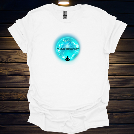 Tap into the Quantum Field, Change Your Reality Unisex Softstyle T-Shirt