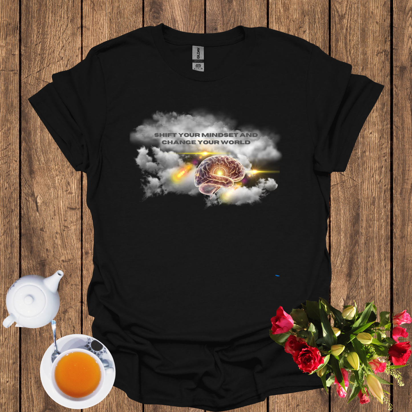 Shift Your Mindset and Change Your World Softstyle T-Shirt