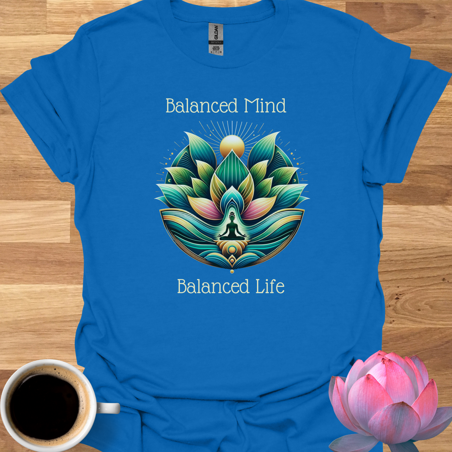 Balanced Mind, Balanced Life,  Softstyle T-Shirt