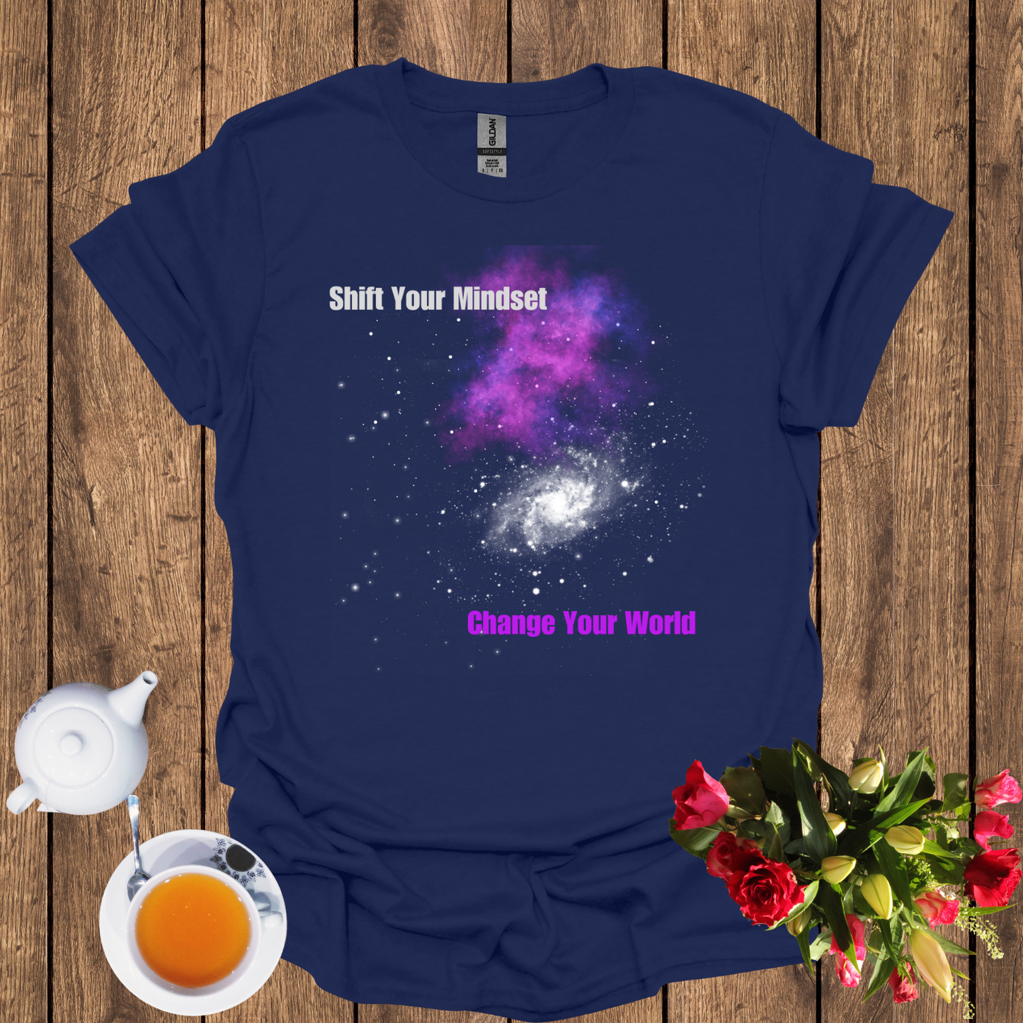 Shift Your Mindset, Change Your World Softstyle T-Shirt