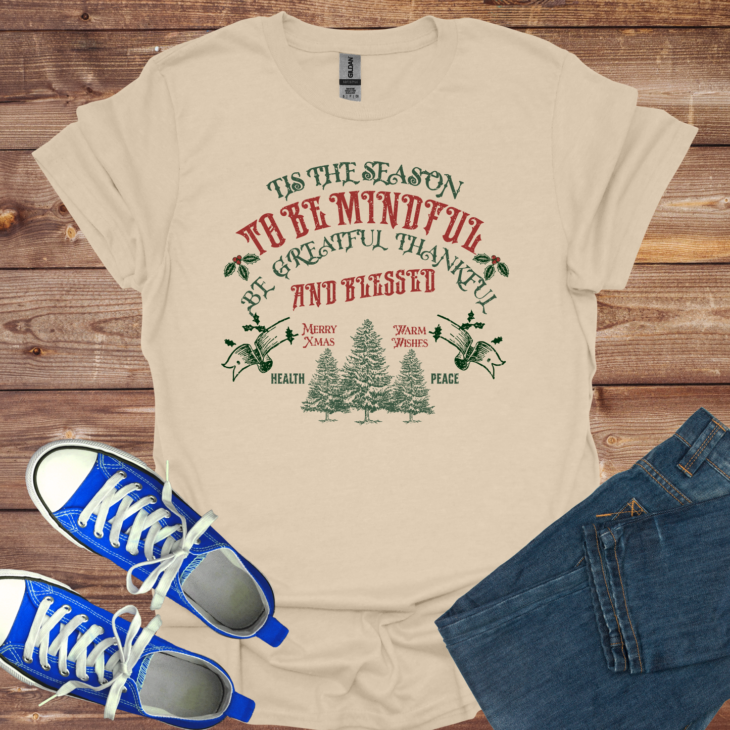 Tis the Season to Be Mindful Softstyle T-Shirt