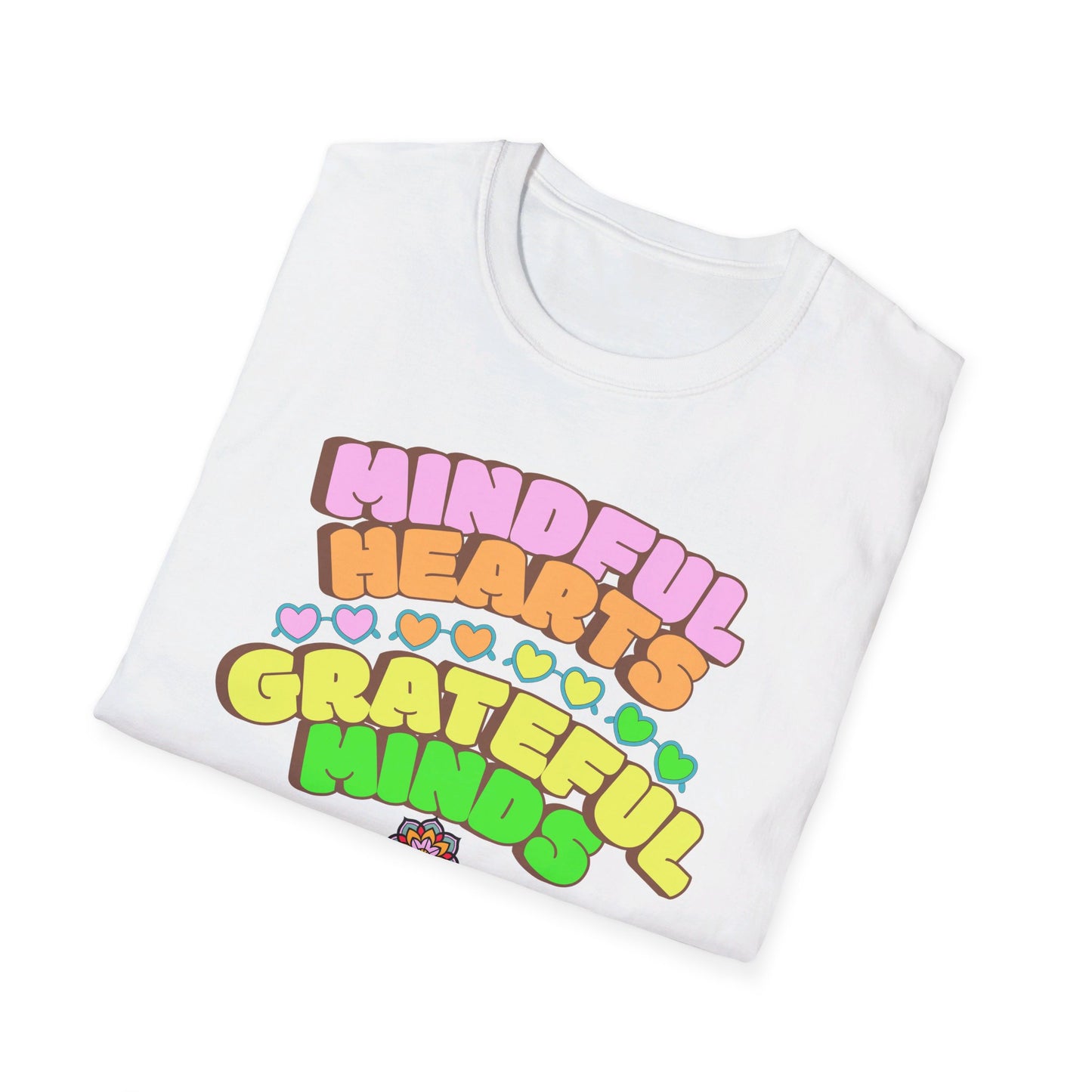 Mindful Hearts, Grateful Minds Softstyle T-Shirt