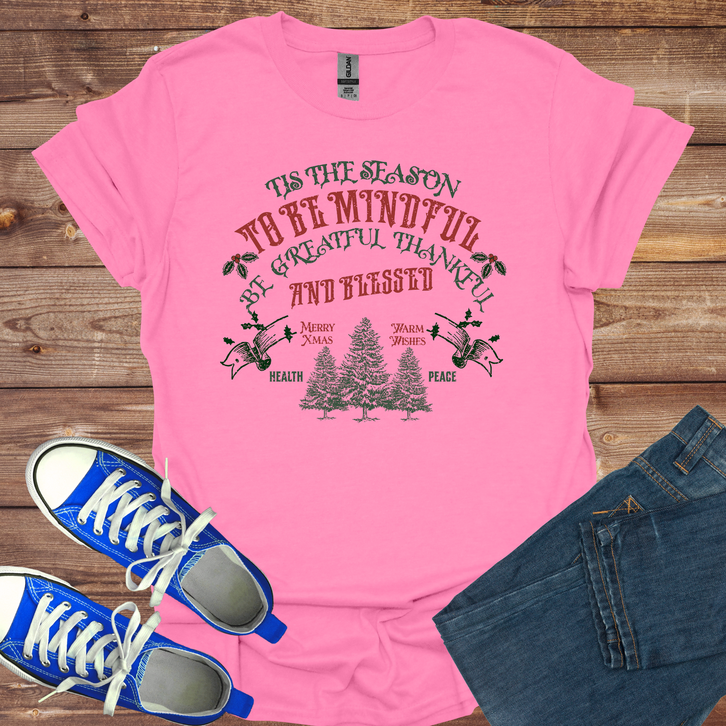 Tis the Season to Be Mindful Softstyle T-Shirt