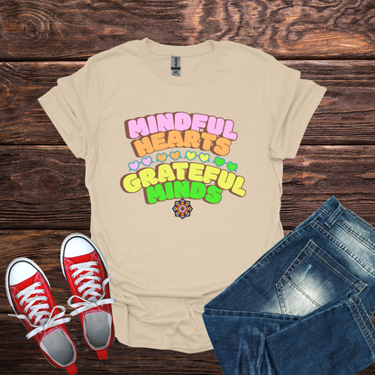 Mindful Hearts, Grateful Minds Softstyle T-Shirt
