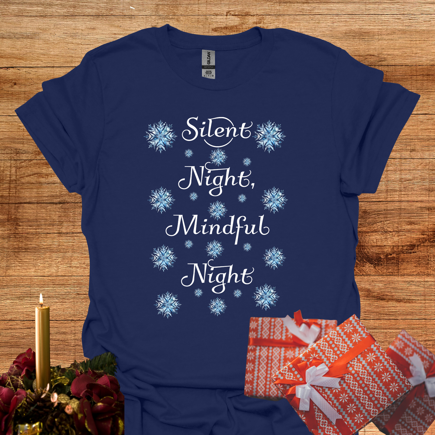 Silent Night, Mindful Night Softstyle T-Shirt