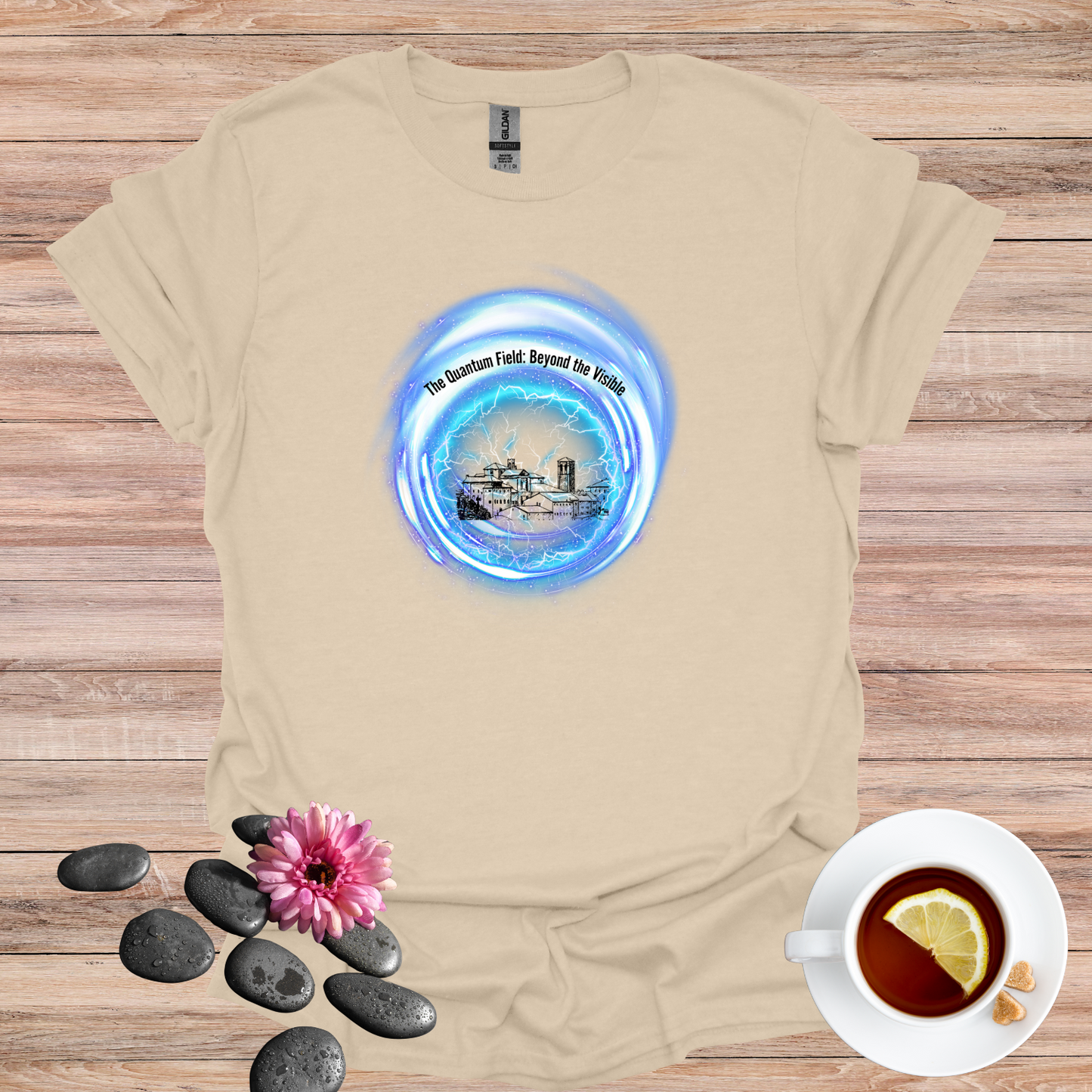 The Quantum Field: Beyond the Visible Softstyle T-Shirt