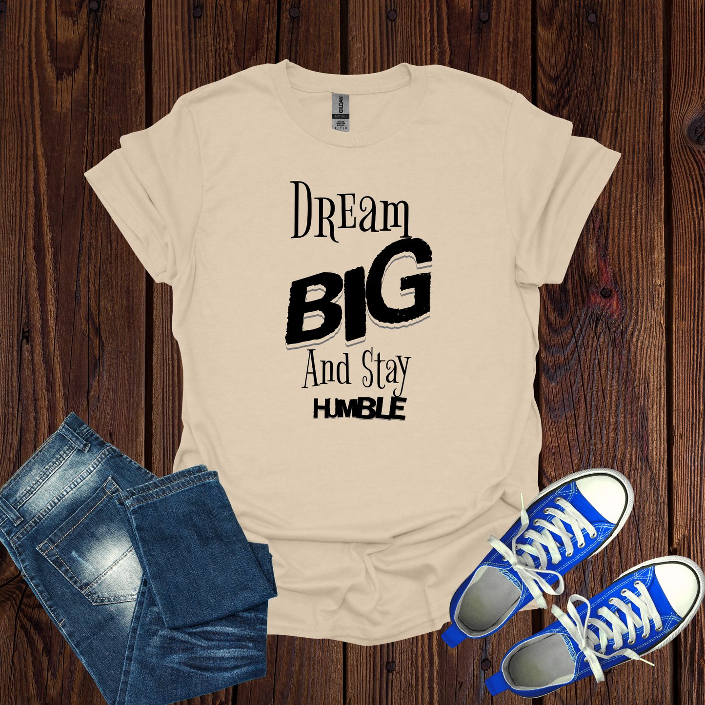 Dream Big and Stay Humble Softstyle T-Shirt