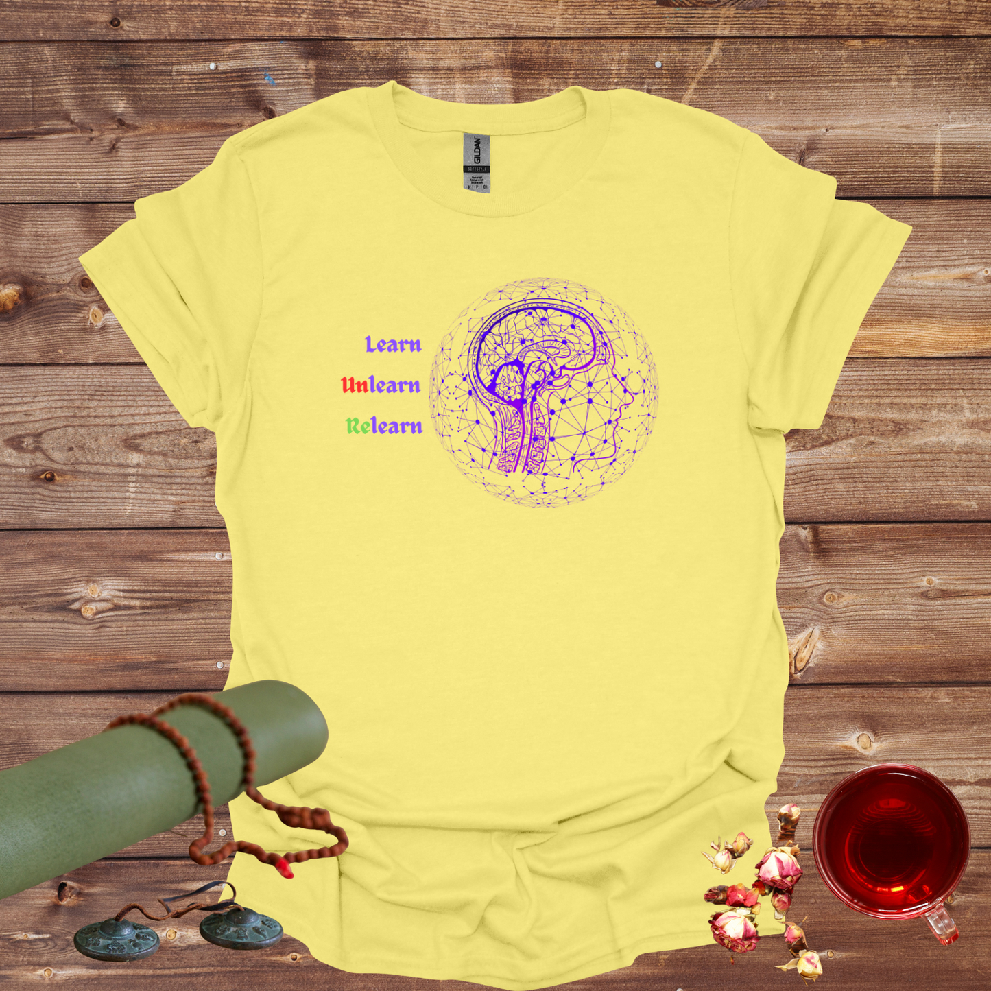 Learn, Unlearn, Relearn Unisex Softstyle T-Shirt