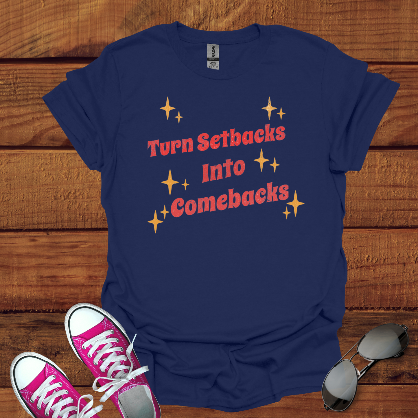 Turn Setbacks Into Comebacks Softstyle T-Shirt