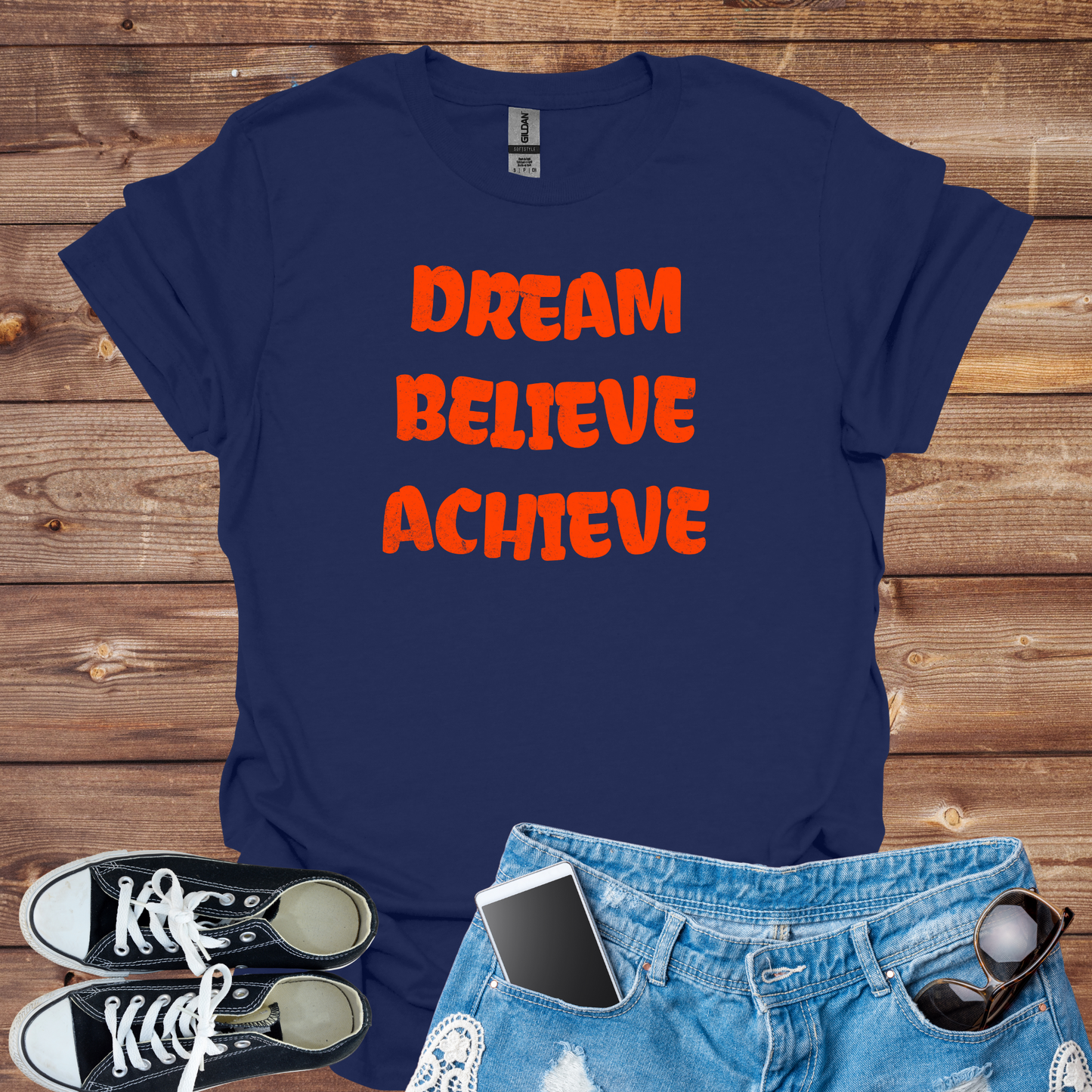Dream, Believe, Achieve Softstyle T-Shirt