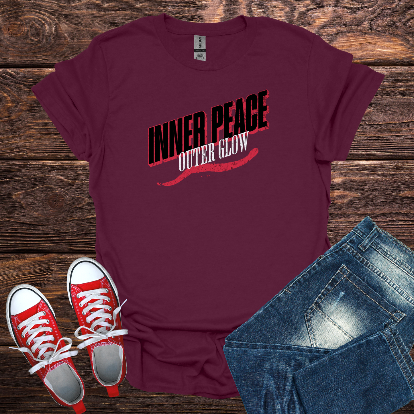 Inner Peace, Outer Glow Softstyle T-Shirt