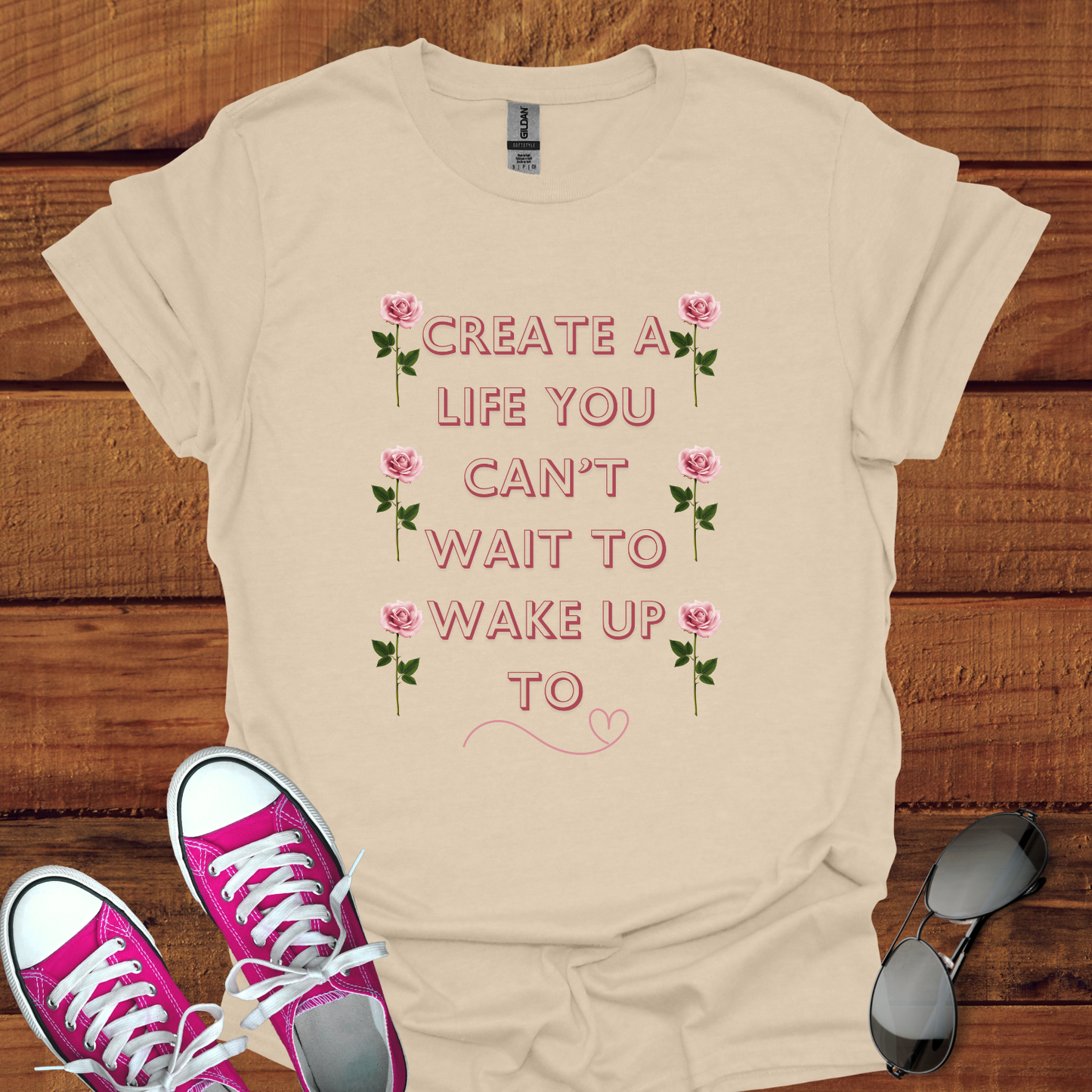 Create a Life You Can’t Wait to Wake Up To Softstyle T-Shirt