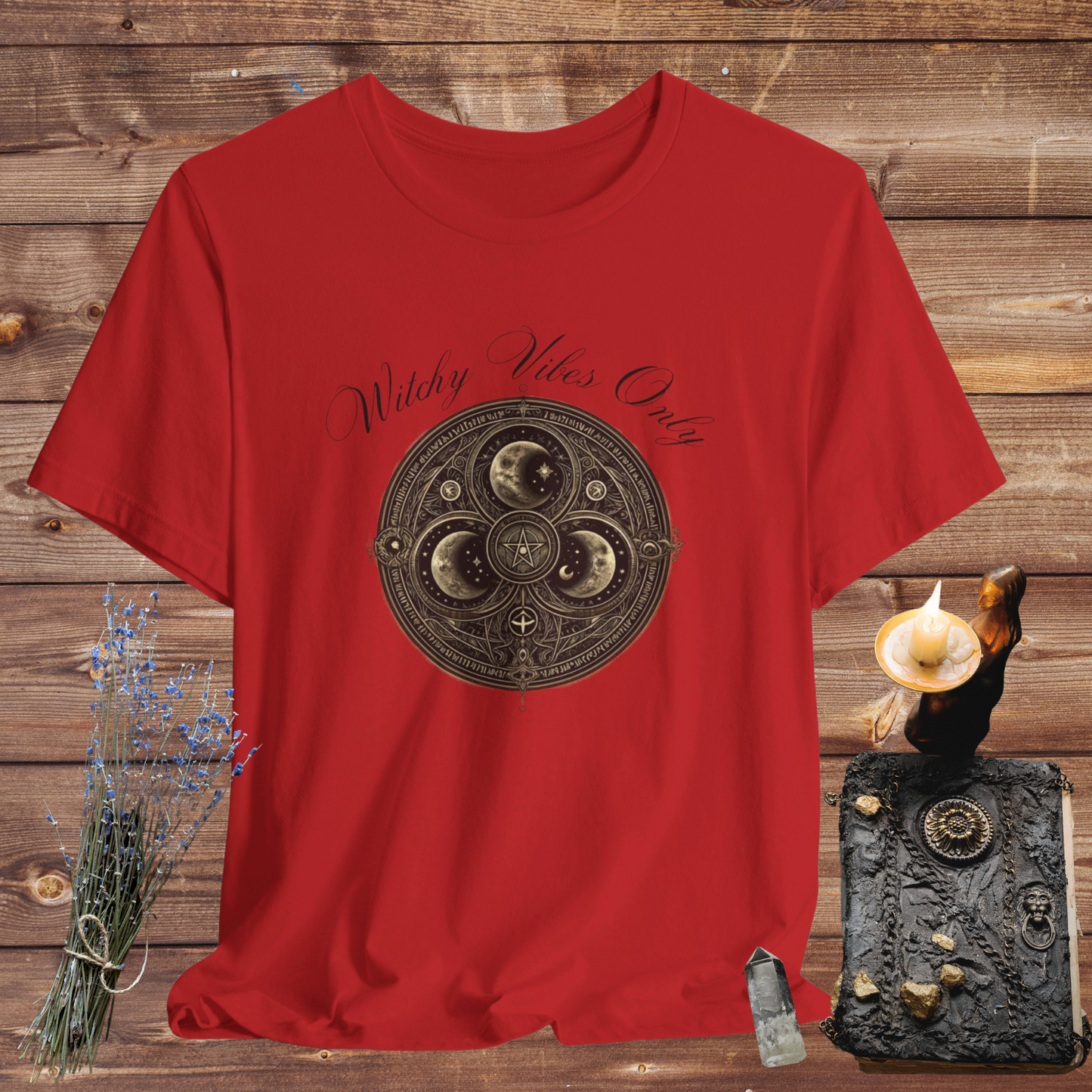 Witchy Vibes Only, Jersey Short Sleeve Tee