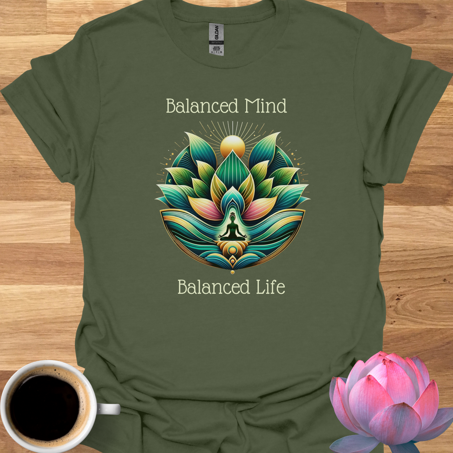 Balanced Mind, Balanced Life,  Softstyle T-Shirt