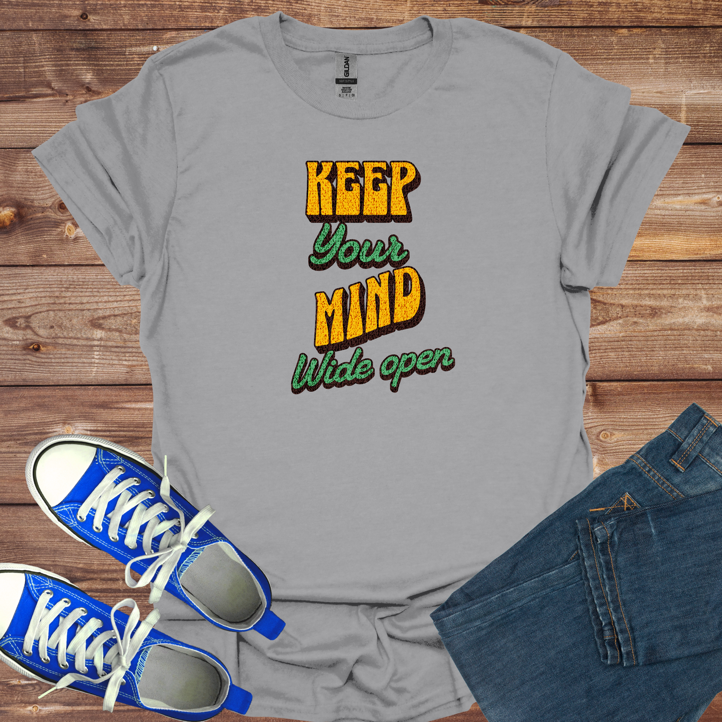 KEEP Your MIND Wide Open Softstyle T-Shirt