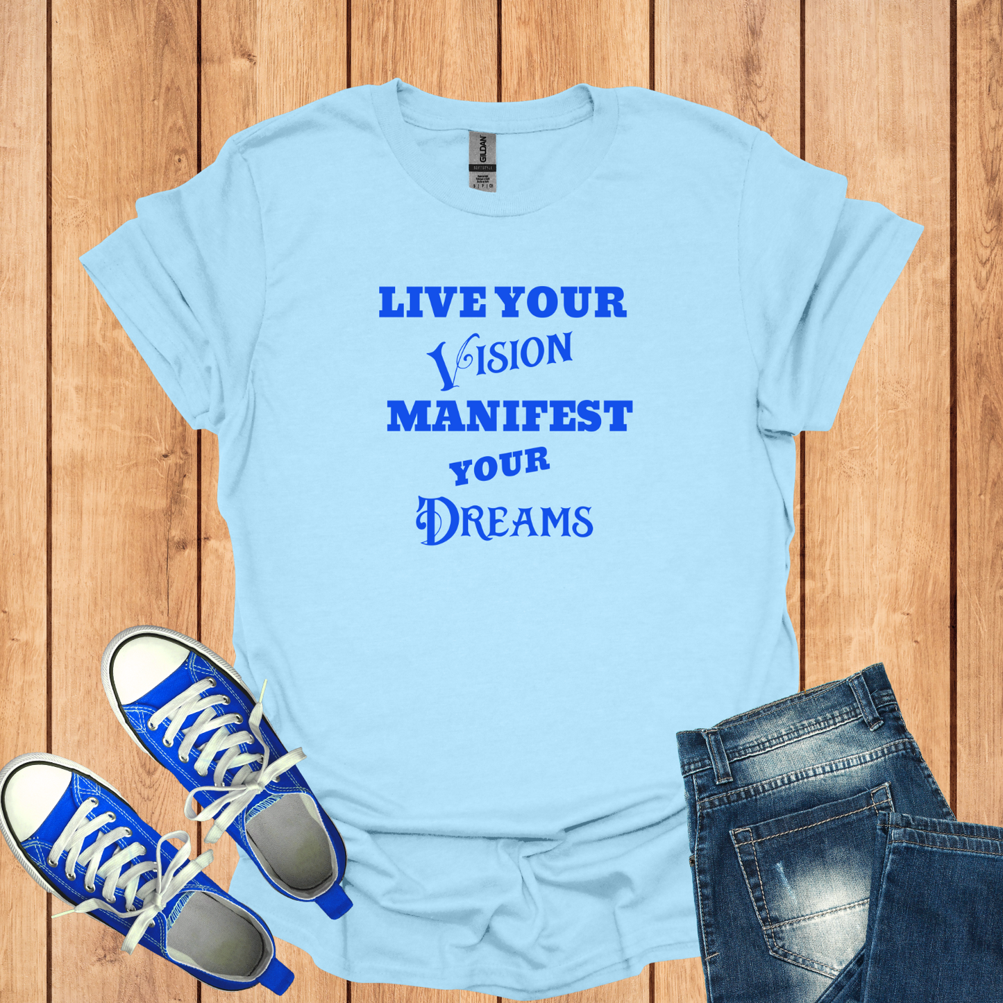 Live Your Vision, Manifest Your Dreams Softstyle T-Shirt