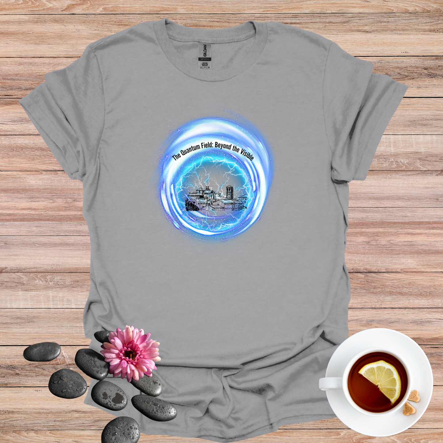 The Quantum Field: Beyond the Visible Softstyle T-Shirt