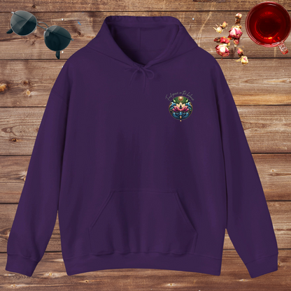 Find Peace in the Balance Holistic Wellness Hoodie. Blend™ Hooded Sweatshirt