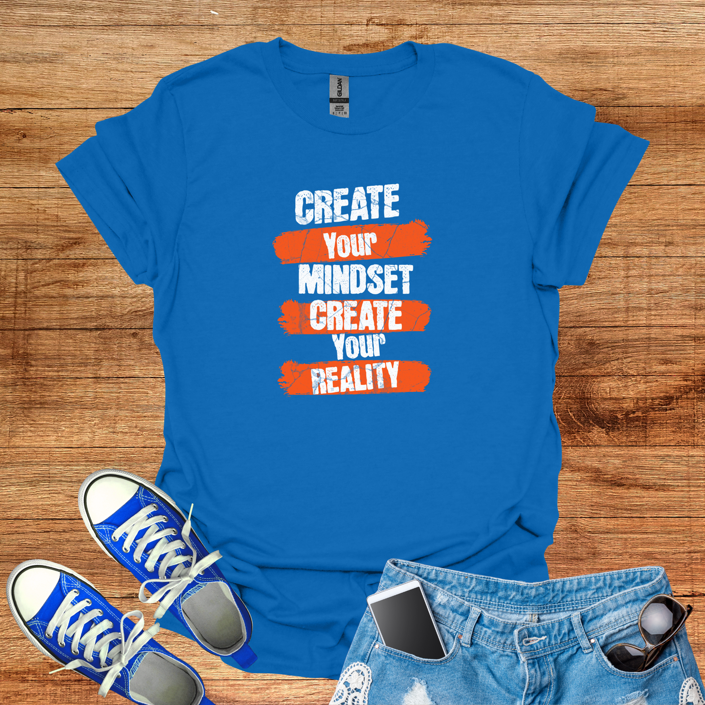 Create Your Mindset, Create Your Reality Softstyle T-Shirt