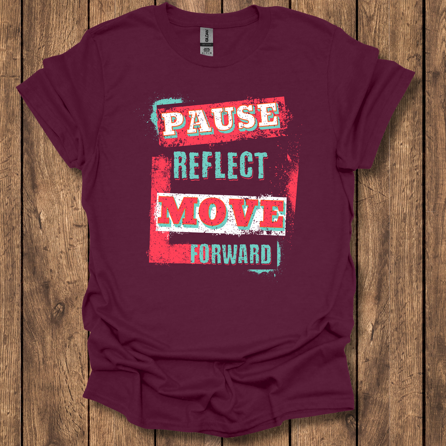 Pause Reflect Move Forward Softstyle T-Shirt