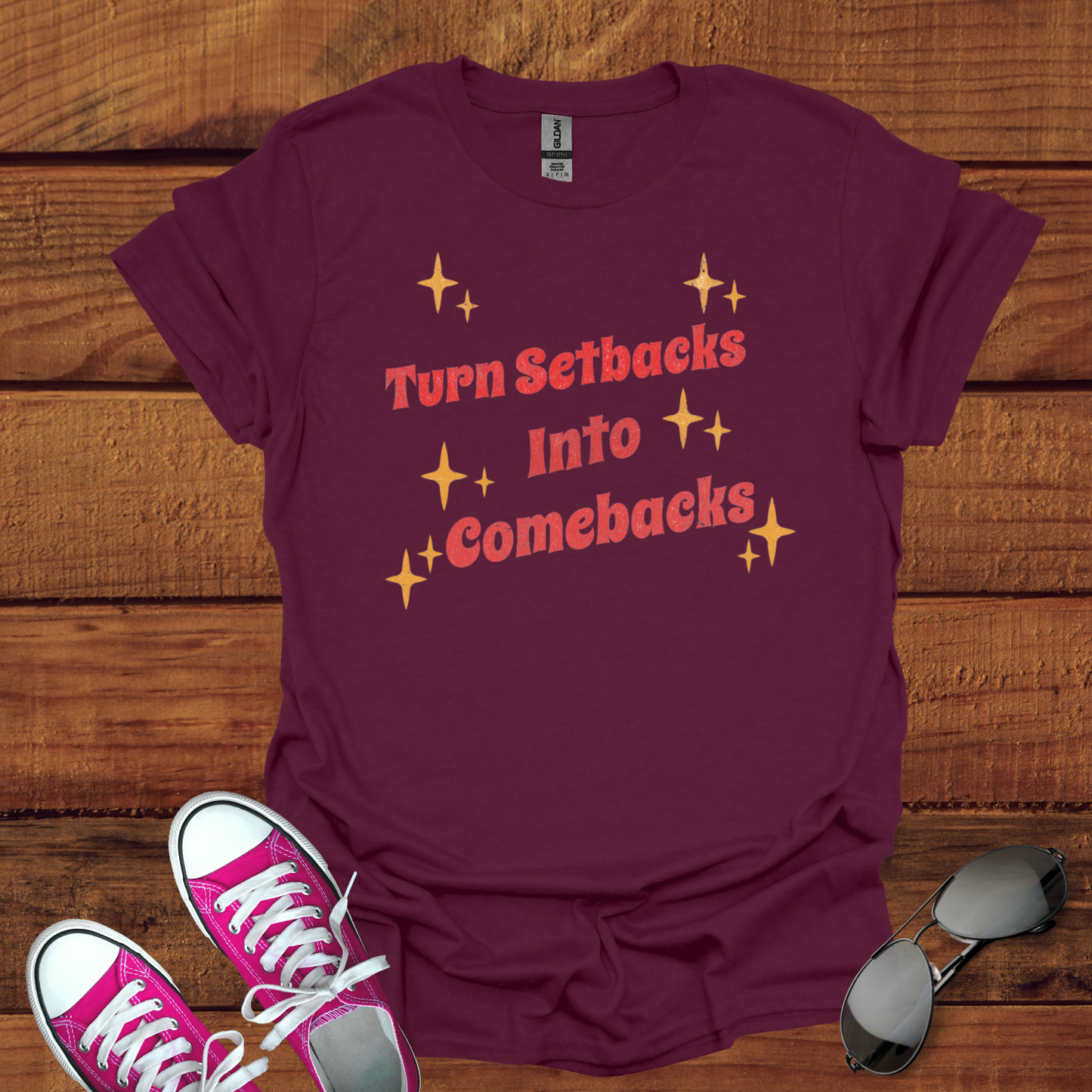 Turn Setbacks Into Comebacks Softstyle T-Shirt