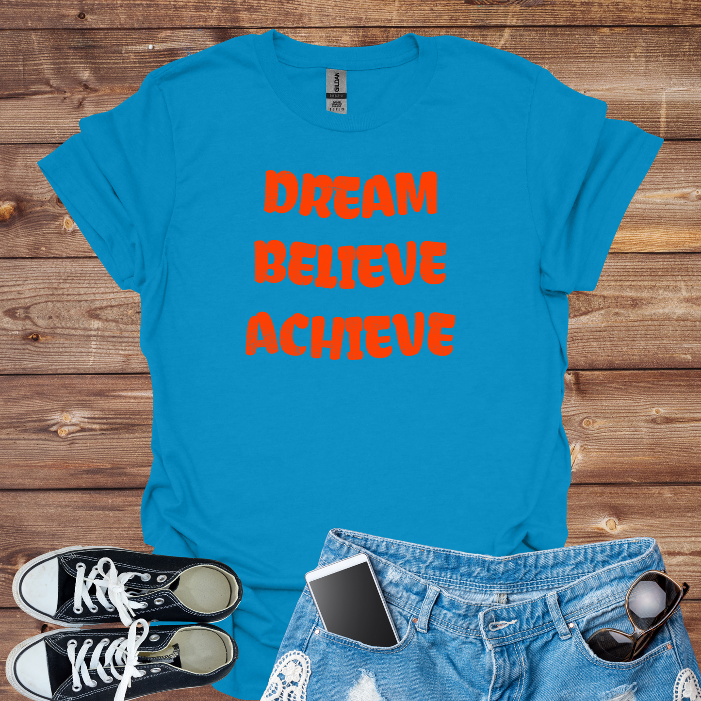 Dream, Believe, Achieve Softstyle T-Shirt
